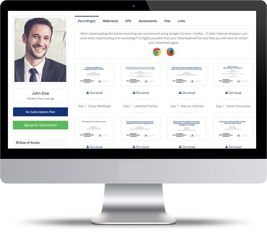 A website design showcasing compliance with regulations and standards | SAAA | South African Accounting Academy